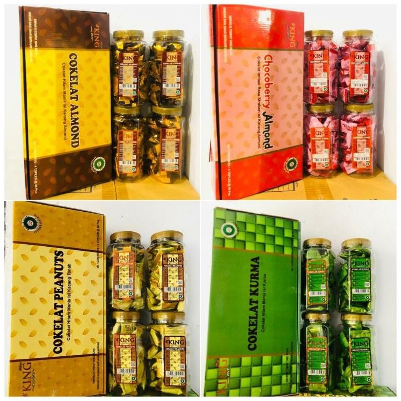 

dfg-88 Is75 [DUS] Aneka Coklat d'King Toples - Cokelat Bonibol dKing - Coklat Almond - Cokelat Kurma Terlaris Sale
