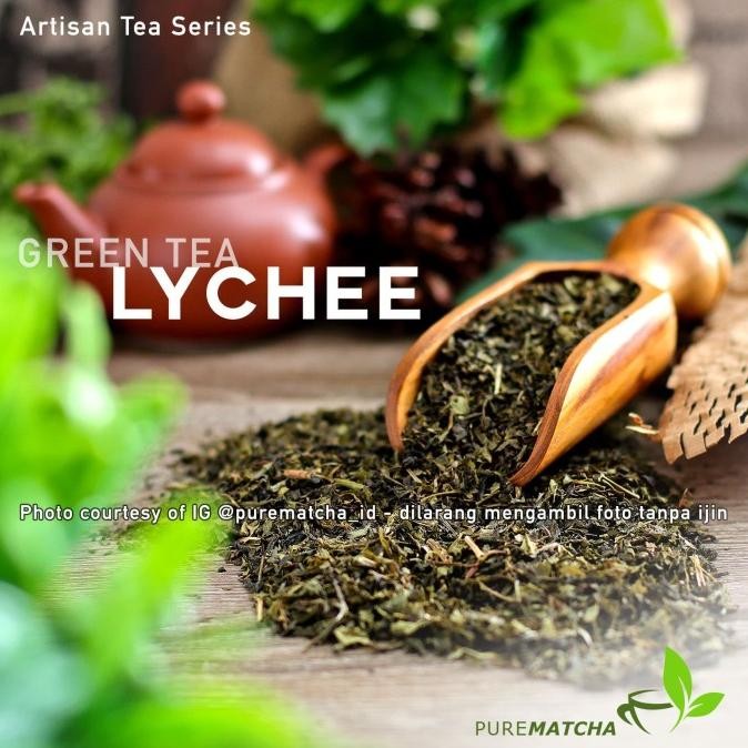 

Grosir Artisan Tea Cafe - Green Tea Lychee 1Kg Teh Hijau Rasa Leci Enak Wangi
