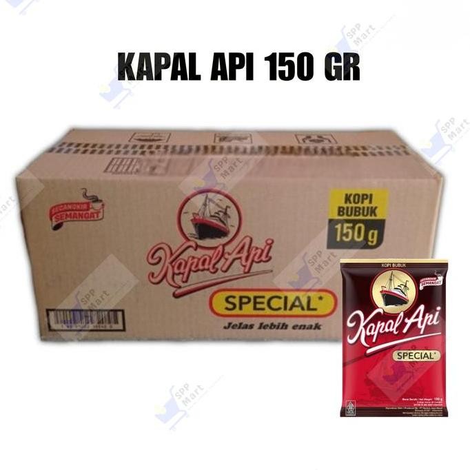 

Grosir Kopi Kapal Api Special 150 Gr Kopi Murni Dus ( Isi 20 )