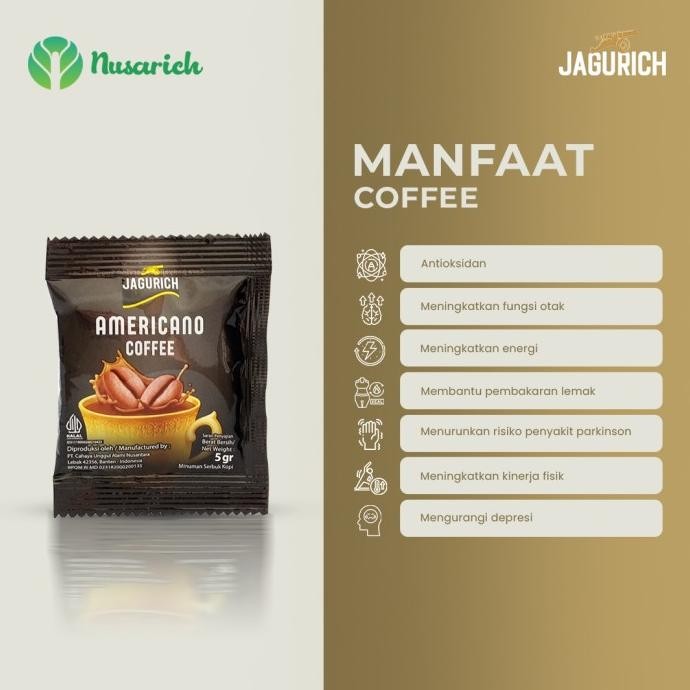 

Promo Jagurich Americano Coffee Paket 100Pcs
