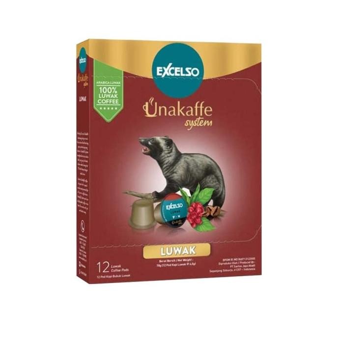 

Sale Excelso Unakaffe Kopi Kapsul Luwak (12 Pod / 6,5 Gram)