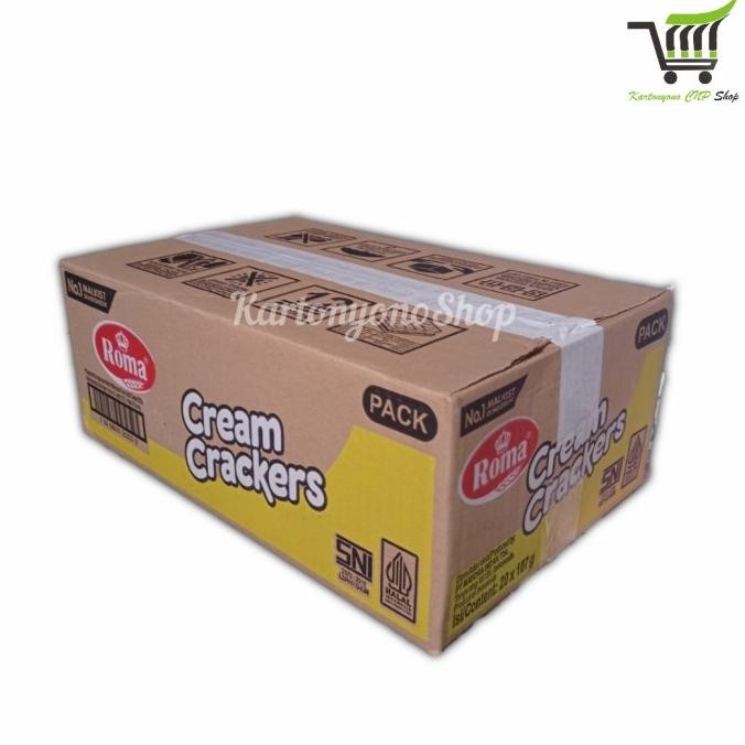 

Promo Snack Biskuit Roma Cream Crackers Kotak Per Dus - Grosir