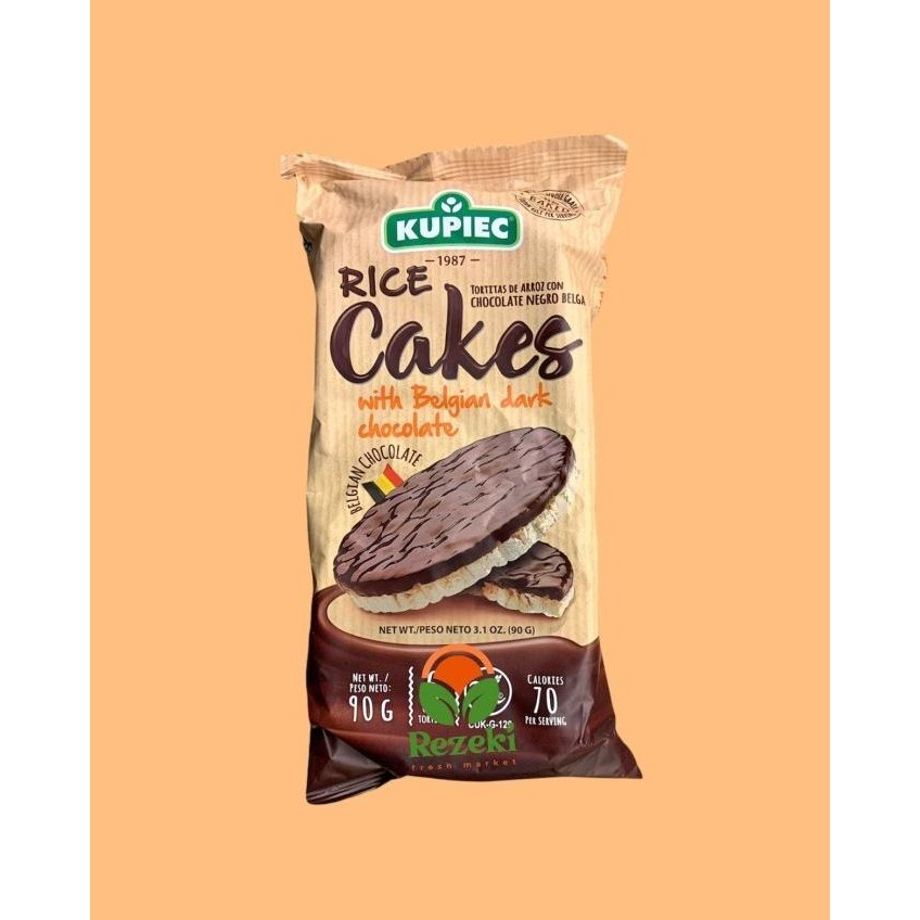 

Sale Kupiec Rice Cake Belgian Dark Chocolate [90 Gr]
