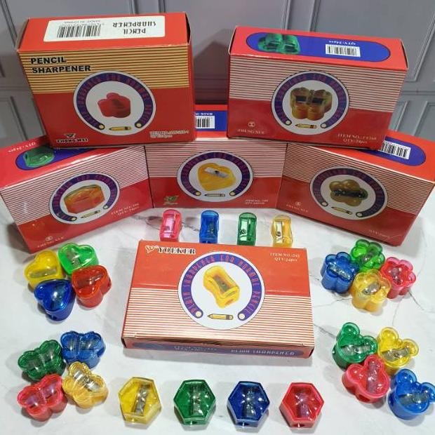

SERUTAN MURAH (1BOX=24PC)/SERUTAN LUCU/SERUTAN FANCY/RAUTAN MURAH/SHARPERNER/SERUTAN WARNA