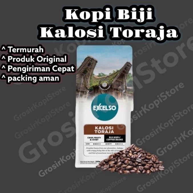 

Murah Kopi Biji Kalosi Toraja Excelso 200 Gram
