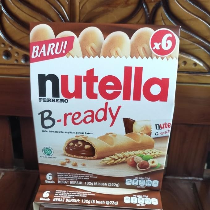 

Promo Nutella B-Ready 132Gr Biscuits Biskuit Coklat