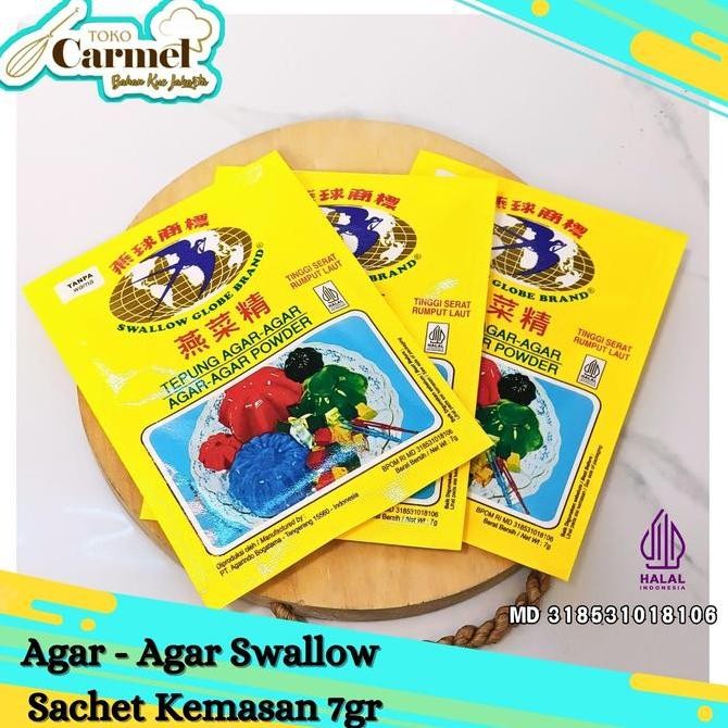 

Promo Tepung Agar Swallow Plain Box (Isi 12Sachet)