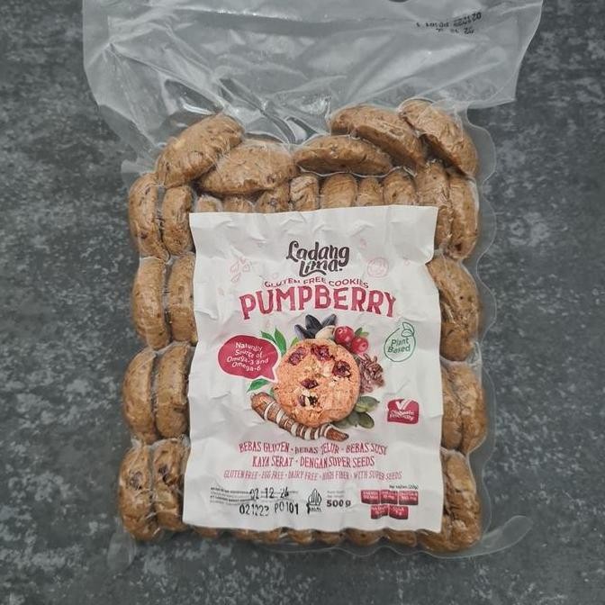 

Promo Ladang Lima Pumpberry Gluten Free Cookies 500G ( Kue Bebas Gluten )