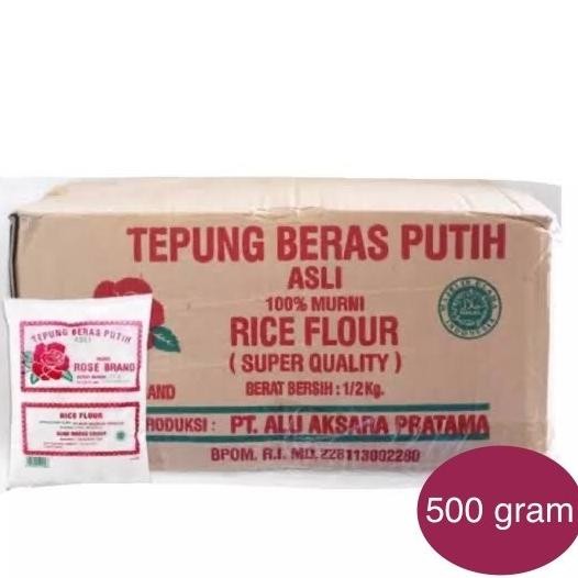 

Sale Tepung Beras Putih Rose Brand 500 Gram (1 Karton Isi 20 Bks)