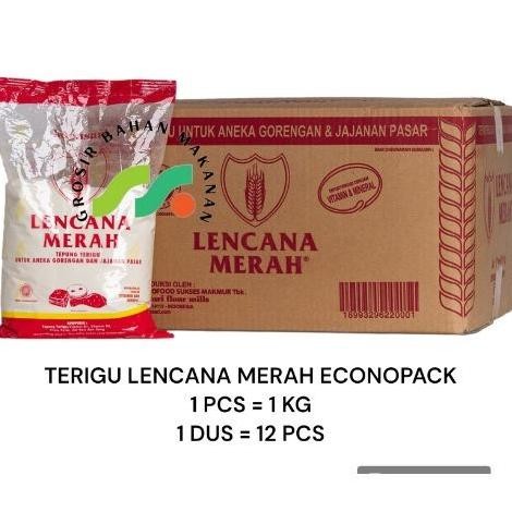 

Grosir Terigu Lencana Merah Econopack 1Kg Per Dus Isi 12Pcs