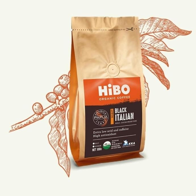 

Grosir Hibo Organic Arabica Coffee Powder | Bubuk Kopi Organik Papua 200G