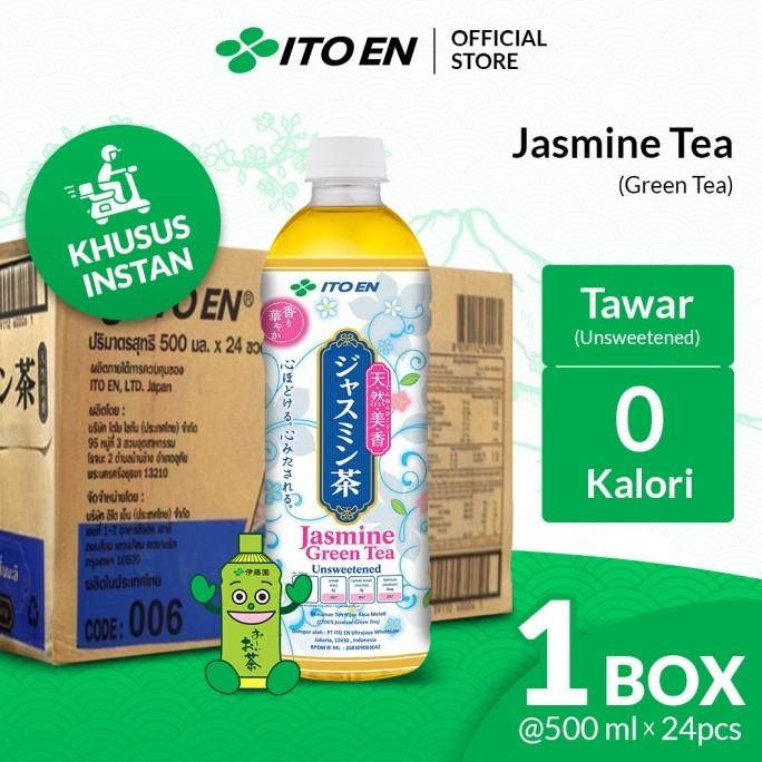 

Murah Ito En Jasmine Green Tea No Sugar 500Ml Isi 24 Pcs - Khusus Instant