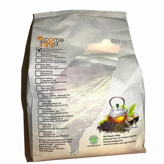 

Murah Come Food Tea Leaf Taiwan /Daun Teh Black Green Jasmine Oolong 600Gr
