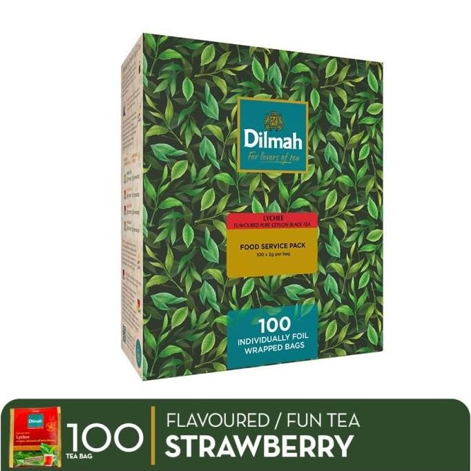 

Grosir Dilmah Foil Envelope Lychee 100S - Teh Celup