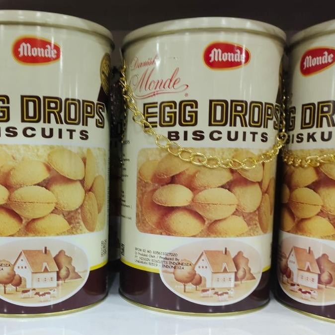 

Promo Monde Egg Drops 750Gr Biscuits Kaleng