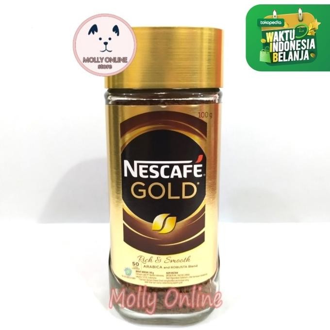 

Murah Nescafe Gold 100 Gr Kopi Instan Botol Instant Coffee Blend Jar