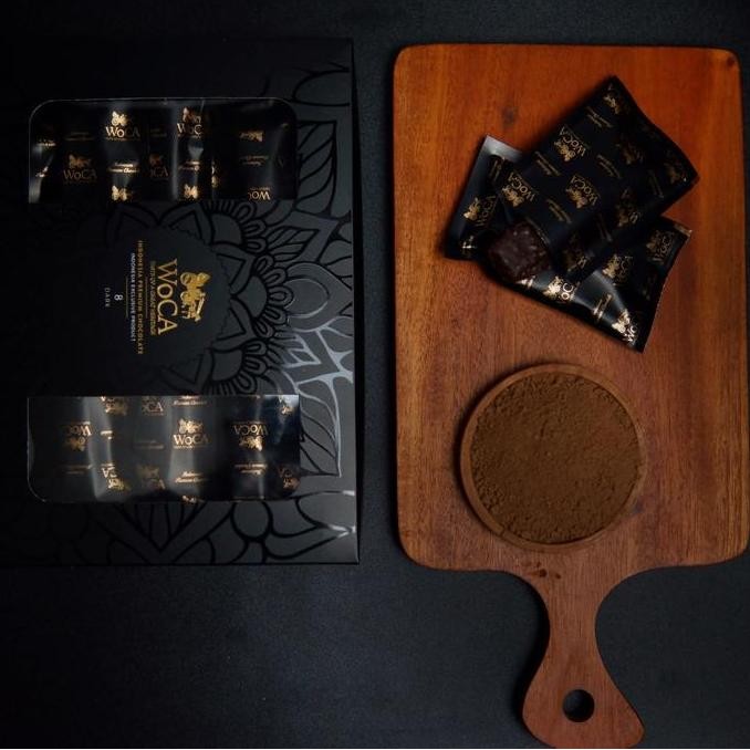 Murah Woca Wafer Coklat Premium Dark Chocolate