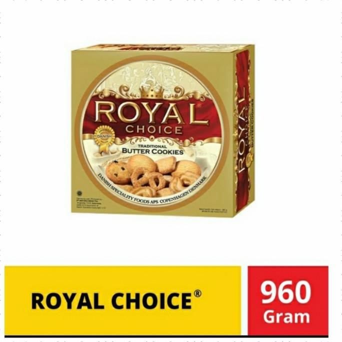 

Promo Royal Choice Butter Cookies 960Gr Biscuit