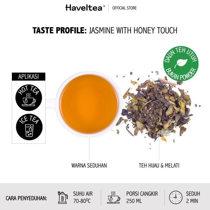 

Murah Ararya Jasmine | Pouch | Haveltea | Teh Hijau Melati|Green Tea Jasmine
