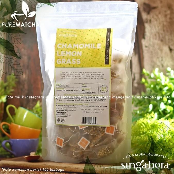 

Promo Singabera Teh Premium Indonesia - Singabera Chamomile Lemongrass 100Tb