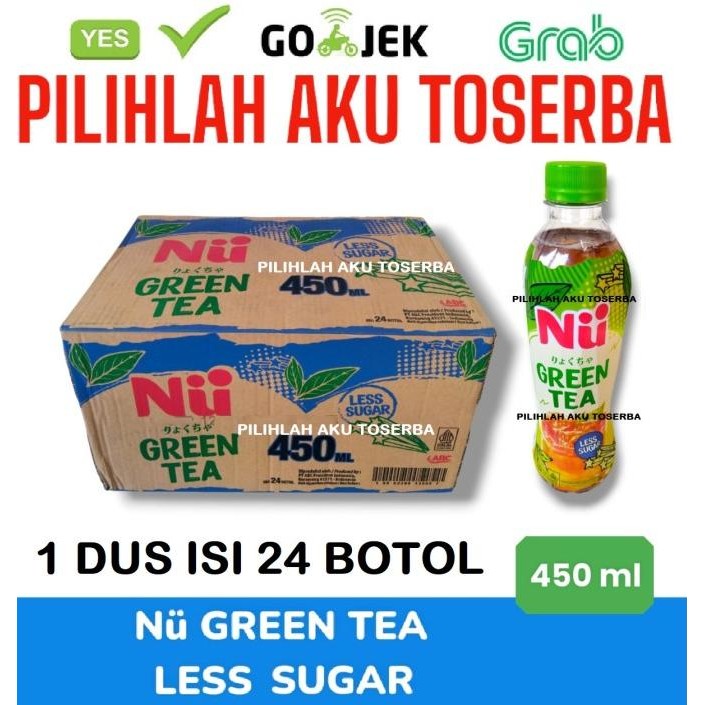 

Murah Nu Green Tea Less Sugar 450 Ml - ( Harga 1 Dus Isi 24 Botol )