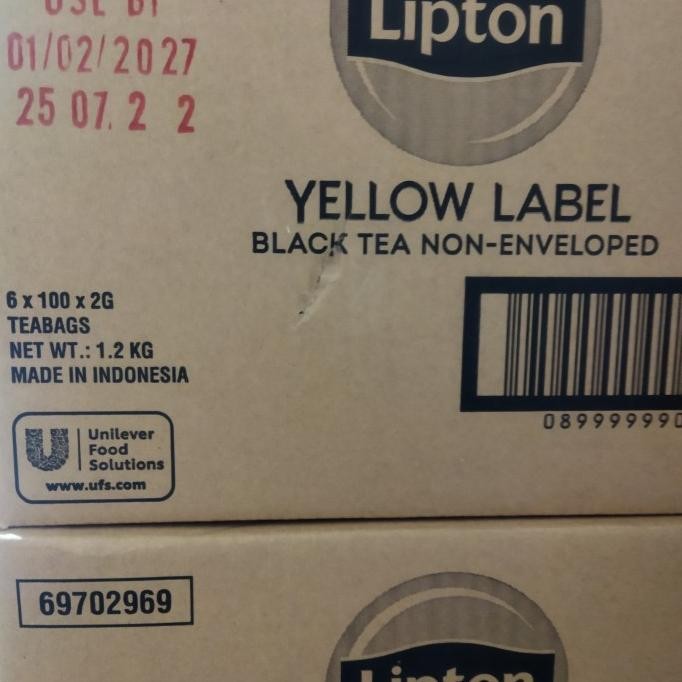 

Grosir Lipton Yellow Label Tea 100 1Karton Isi 6 . Tu