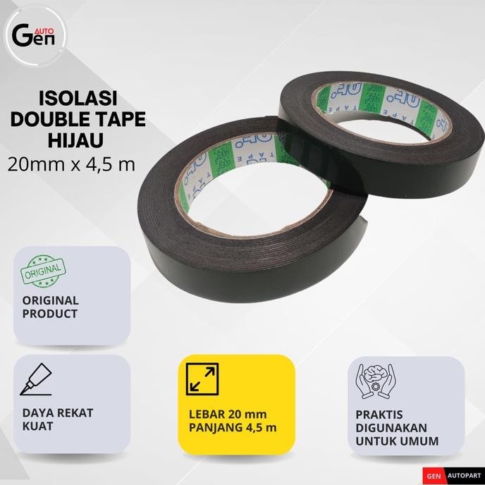 

Special Promo XD27 Double Tape NT /Isolasi Bolak Balik / BB / Foam Hijau Solasi Termurah Sale