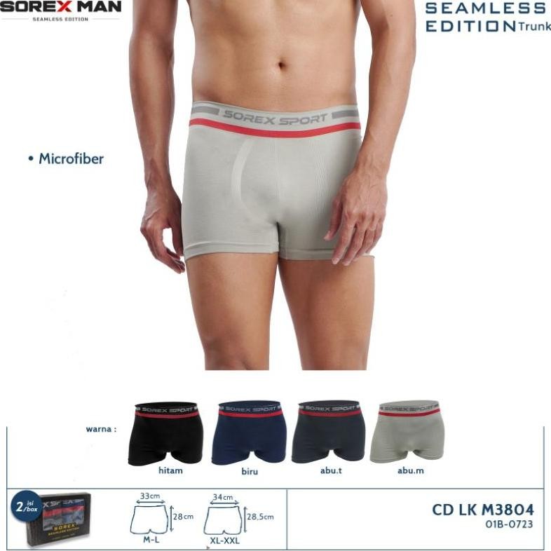 Cd Boxer Pria Sorex 3804 Dan 3802 / Celana Pendek Pria Sorex / Celana Boxer Pria Sorex Premium