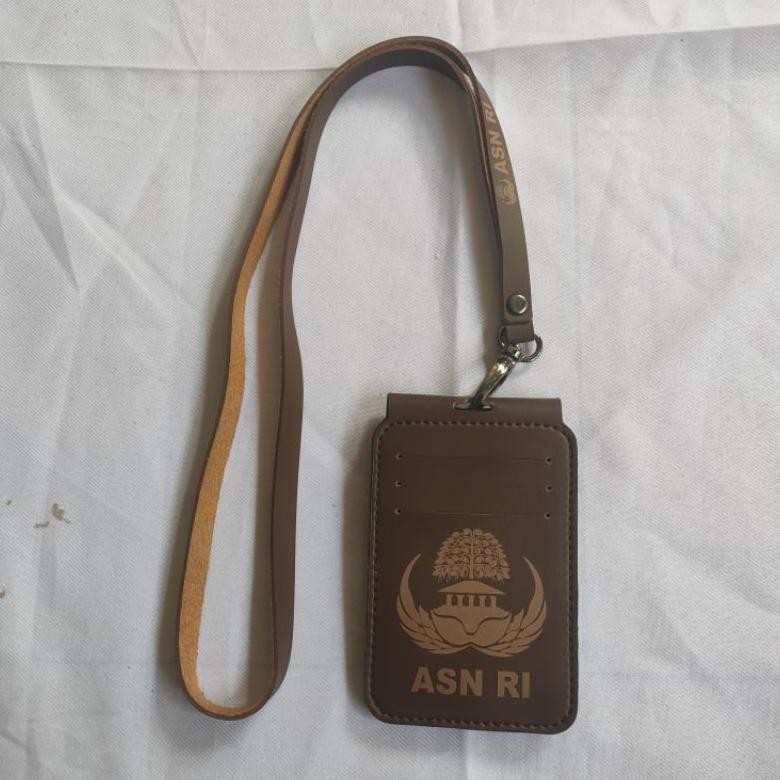 

gha-68 VE29 Lanyard Kulit ASN / Lanyard ASN / Lanyard Kulit PNS / Lanyard PNS Hemat Viral