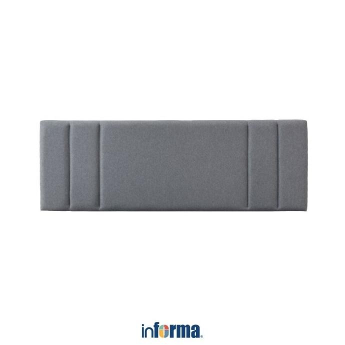 Terlaris Informa 160X200 Cm Lynn Headboard Tempat Tidur - Abu-Abu Ready Stok