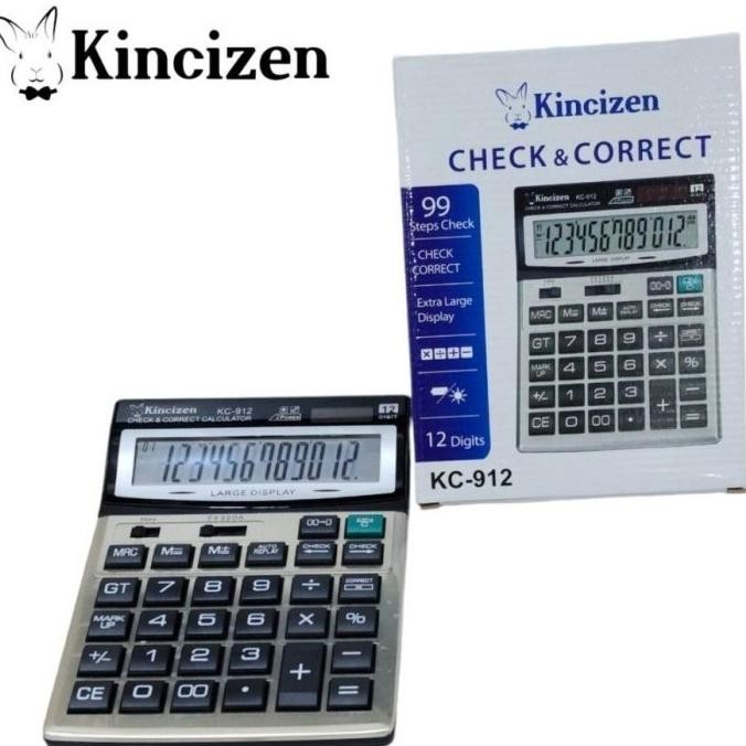

COD dh-68 KINCIZEN CT-912 BESAR KALKULATOR CHECK CORRECT / CALCULATOR DESKTOP CT912 Murah Terlaris