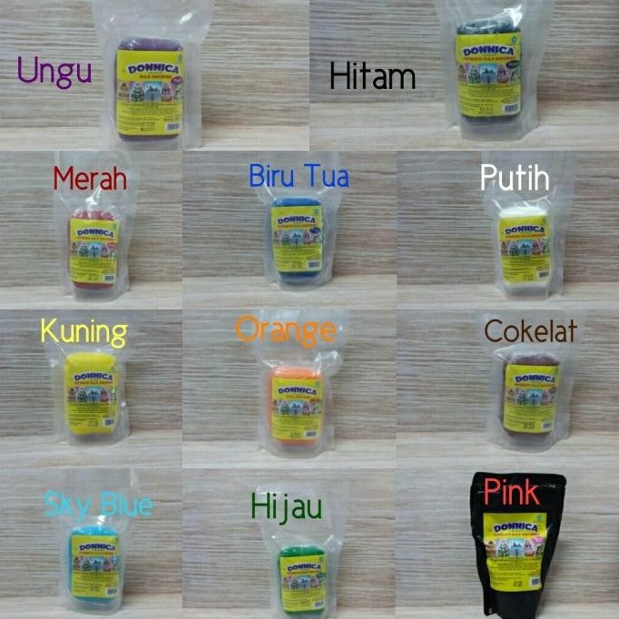 

DONNICA FONDANT WARNA 250GRAM, GULA ICING PLASTIK nUg