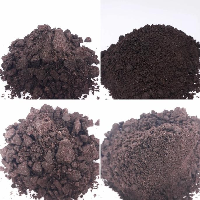 

bubuk biskuit hitam untuk topping minuman da kue kemasan 1 kg dan 500 nUg