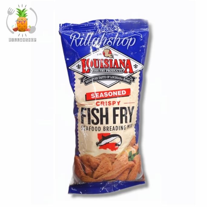 

Hot Sale! Lousiana Fish Fry Seasoned | Tepung Instan (283G)