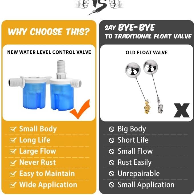 pelampung air toren otomatis tanpa listrik 1/2inc