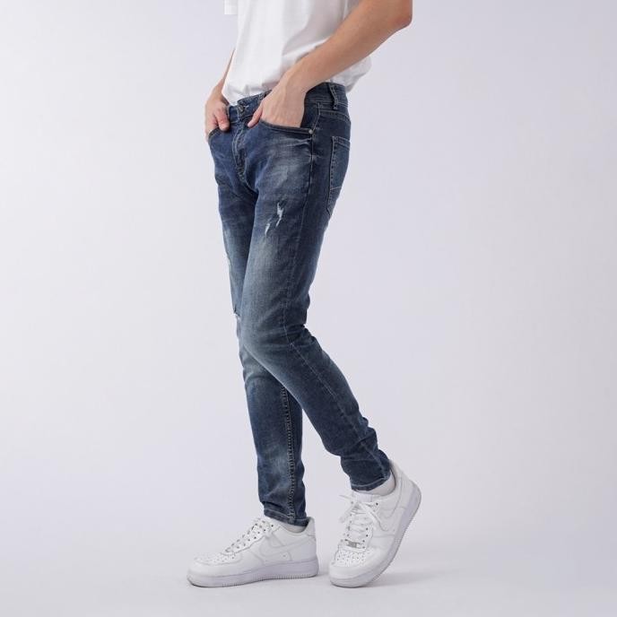 Sale Celcius Celana Denim Destroy I31000085C Biru