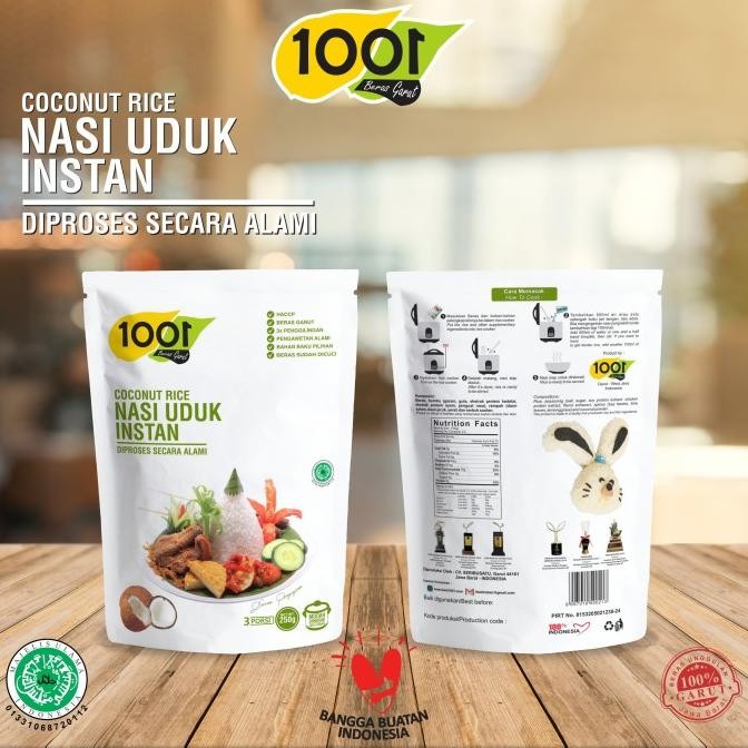 

Nasi Instan 1001 - Nasi Uduk 250 Gram nUg