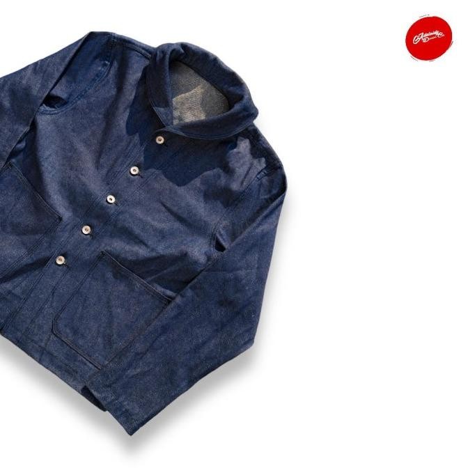 Grosir Adelaide Denim |  10Oz Shawl Collar Denim Jacket
