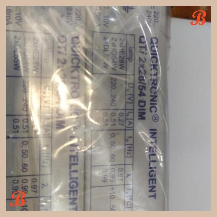 [JME] BALLAST ELEKTRONIK OSRAM QUICKTRONIC INTELIGENT QTI 2X28/54 DIM