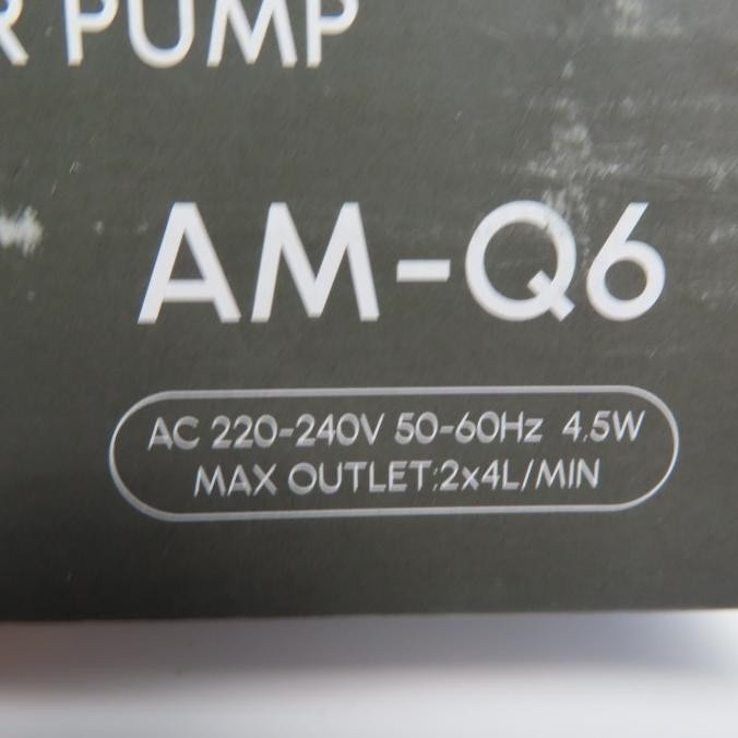 aerator 2lubang aquarium silent paket komplit armada am q6