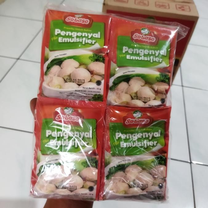 

Terbaru! Sobaso Tepung Pengenyal Emulsifier Bakso (1 Pack)