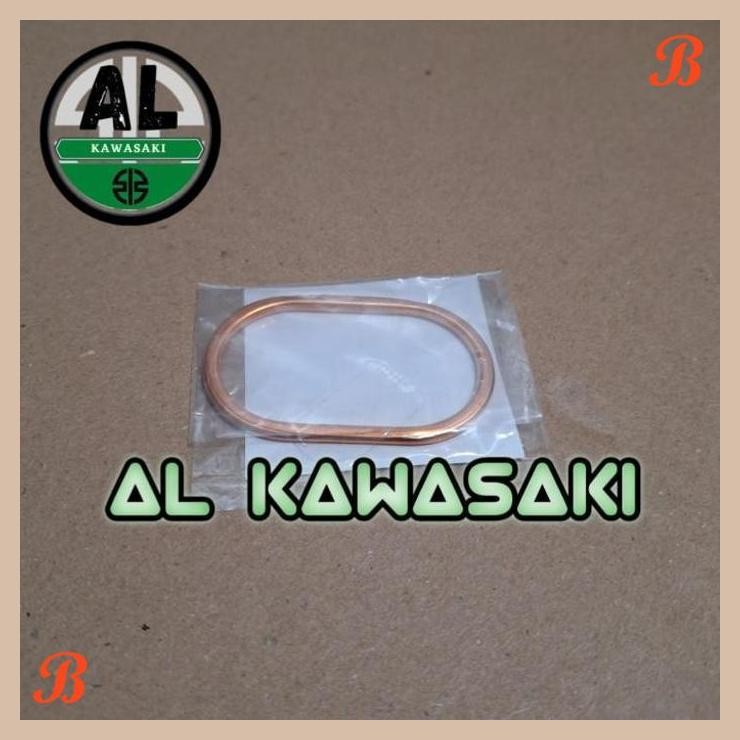 [ALK] PAKING GASKET PERPAK KNALPOT KAWASAKI NINJA H2 ORIGINAL