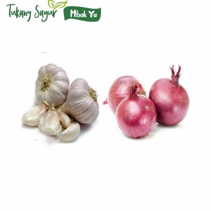 

Paket bawang merah + putih 250gr nUg