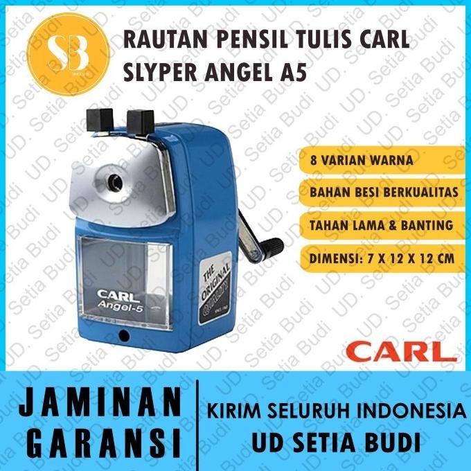 

rautan pensil tulis / warna slyper angel 5 a5 carl pencil sharpener termurah
