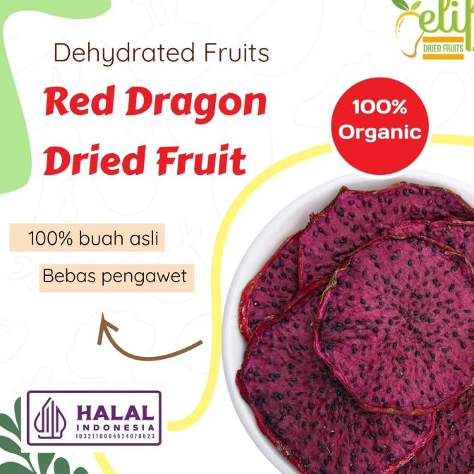 

Organic Dried Red Dragon Fruit / Buah Naga Merah Slice Kering nUg