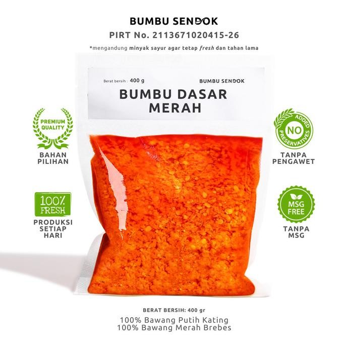 

BUMBU SENDOK Refill Bumbu Dasar Merah nUg