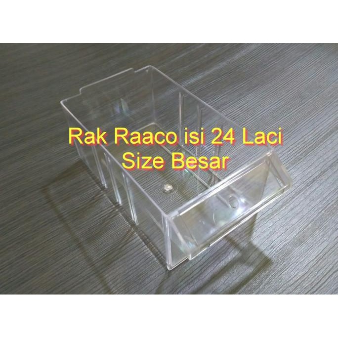 Promo Rak Raaco 24 Slot Laci Rak Pernak Pernik Mur Baut Komponen