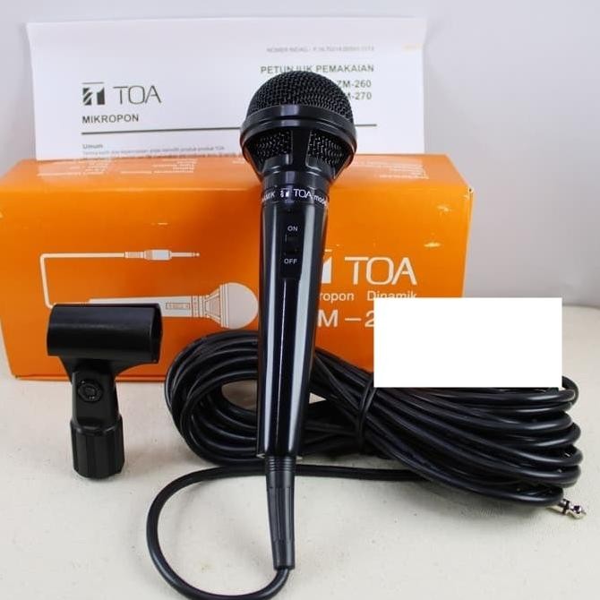 Toa Microphone Karaoke Kabel ZM-260 Mic Suara empuk