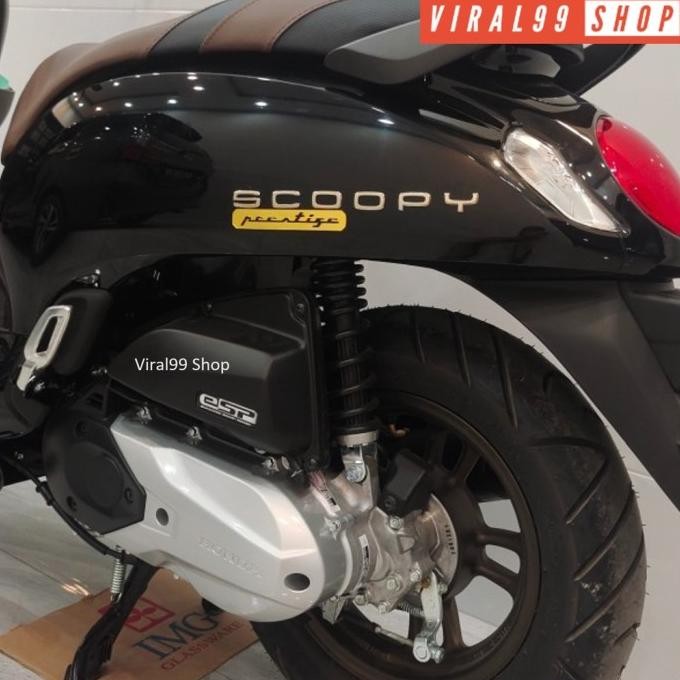 Promo Aksesoris Emblem Prestige New Scoopy 2021 2022 Gold Silver COD