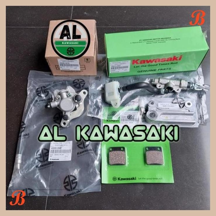 [ALK] REM BELAKANG SET KLX150 MASTER REM BELAKANG SET KLX 150 ORIGINAL